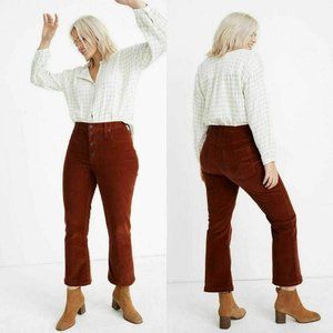 Madewell Cali Demi-Boot Button Front Corduroy 27T